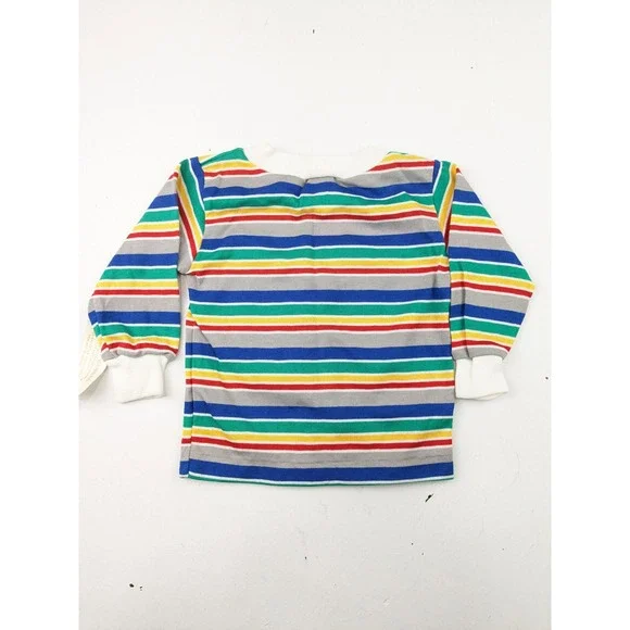 Vintage Healthtex Primary Striped LS Shirt - Picture 4 of 4